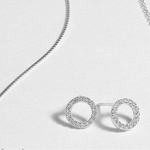 Silpada Brillante Cubic zirconia stud earrings